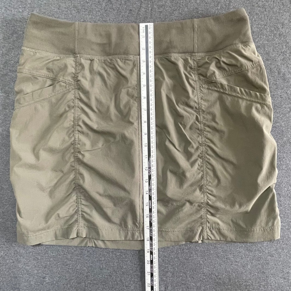 prAna Skort Womens XL Olive Hiking Athletic Skirt Shorts - Picture 11 of 12